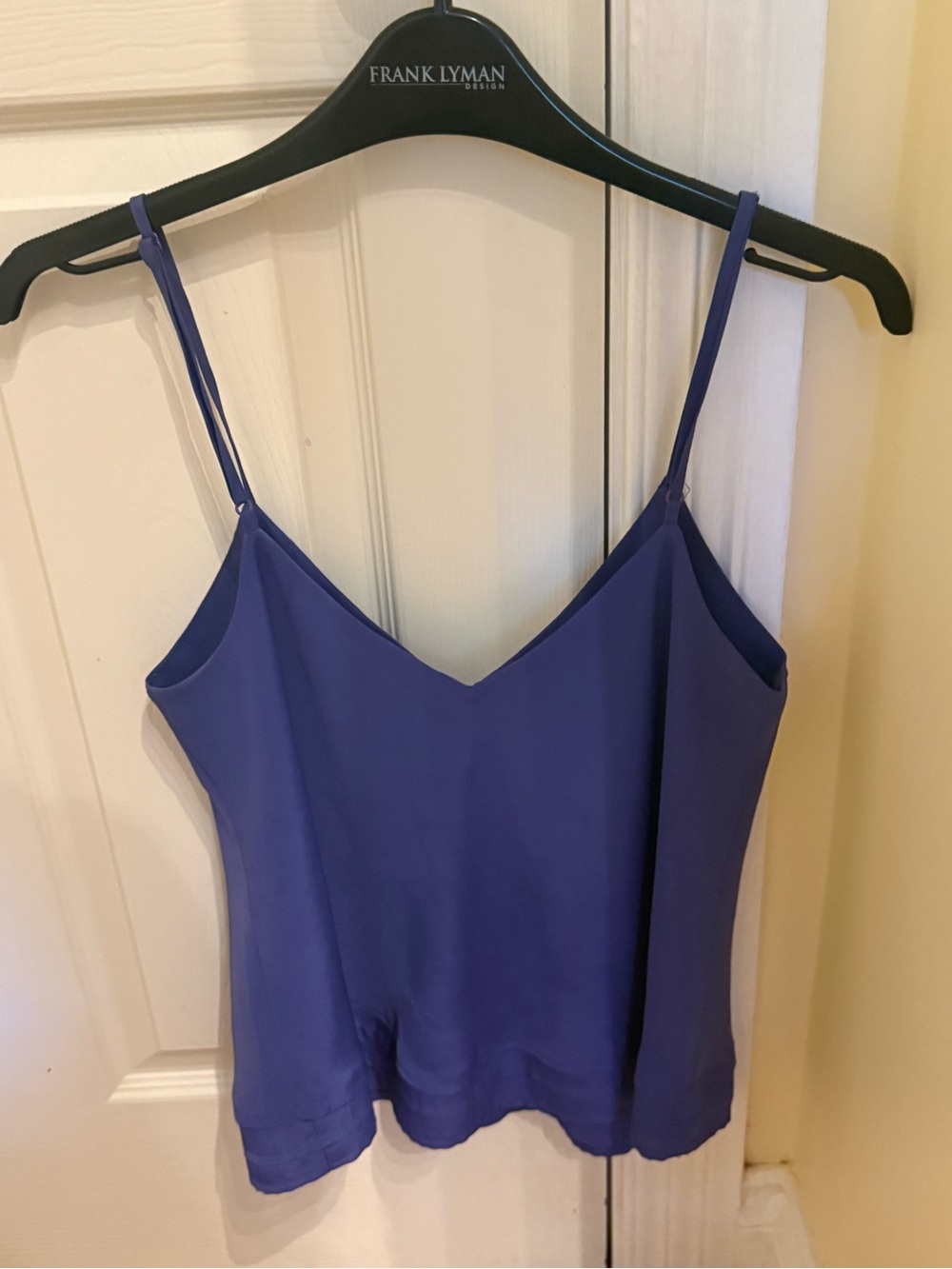 Aritzia Purple V-Neck Spaghetti Strap Women's Tank Top